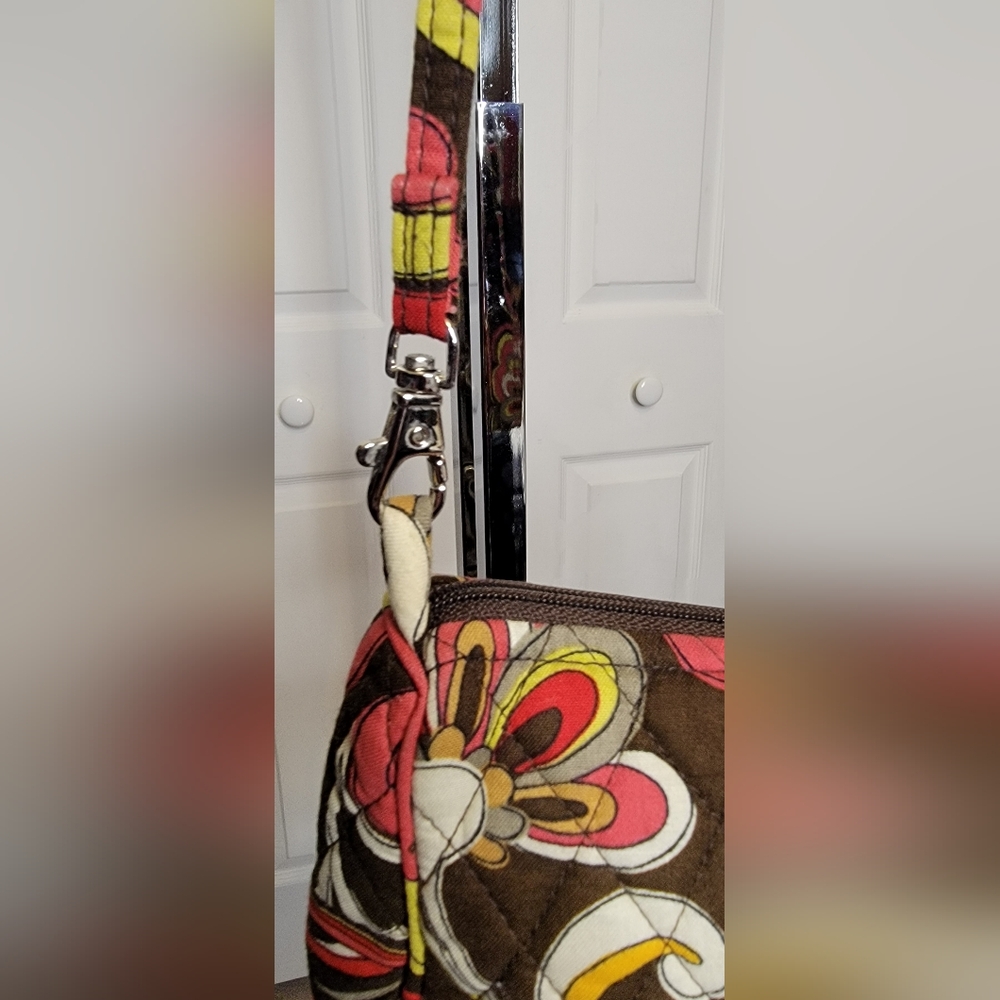 #581-Vera Bradley-Floral Patterned Mini Convertible Strap Bag - Picture 4 of 16